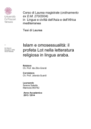 Islam e omosessualità: il profeta Lot nella