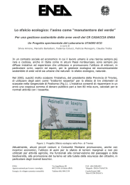 Lo sfalcio ecologico: l`asino come “manutentore del verde”