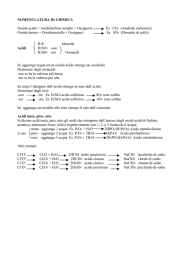 Ossido acido = Anidride(Non metallo + Ossigeno)