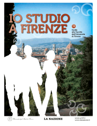 Guida alle Facoltà dell`Università di Firenze www.unifi.it www