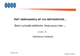 storia dell`elettricità