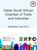 Newsletter April 2015 - Italian-South African Chamber of Trade and