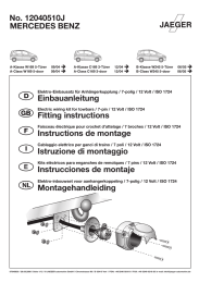 No. 12040510J MERCEDES BENZ Einbauanleitung Fitting