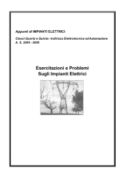 Esercitazioni e Problemi Sugli Impianti Elettrici