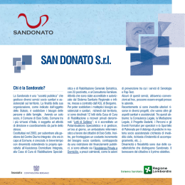 SAN DONATO Srl - Presidio Socio Sanitario Osio Sotto