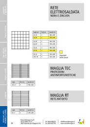 Rete eLettROSaLdata magLia teC magLia Rt