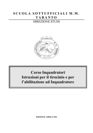 istruzioni per il tpi per inquadratori