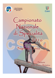 Campionato Nazionale di Specialità 2016