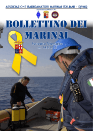 bollettino dei marinai - Associazione Radioamatori Marinai Italiani