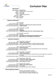 Curriculum Vitae - Potatura e Abbattimento Alberi