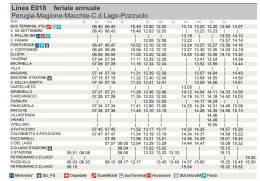 Linea E018 feriale annuale Perugia-Magione-Macchie