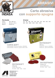 Carta abrasiva con supporto spugna ABRASIVI