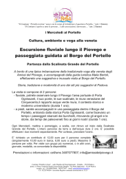 Escursione fluviale lungo il Piovego e passeggiata guidata al Borgo