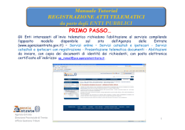 GUIDA REGISTRAZIONE ATTI TELEMATICI 19-06