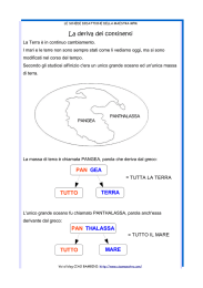 La deriva dei continenti TUTTO TERRA PAN GEA