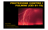 PROTEZIONE CONTRO I FULMINI (CEI 81-10)