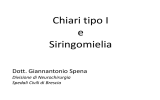 Sindrome di Arnold Chiari e Siringomielia - Dr. G. Spena