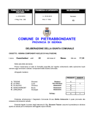 nucleo di valutazione - Comune di PIETRABBONDANTE