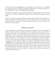 Il Servizio Papèm è fornito da Papem S.r.l., con sede legale in Via