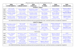 Tango Emotion 8 orario
