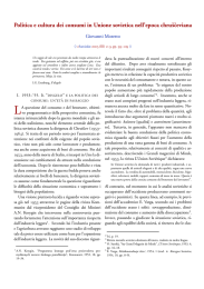Politica e cultura dei consumi in Unione sovietica nell`epoca