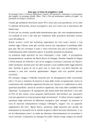 1 Gare gas, si tenta di sciogliere i nodi Il convegno Anci: i Comuni