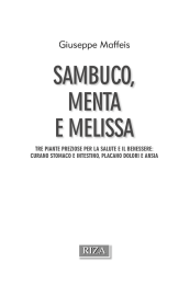 sambuco, menta e melissa