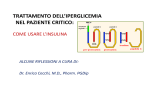 trattamento dell`iperglicemia nel paziente critico