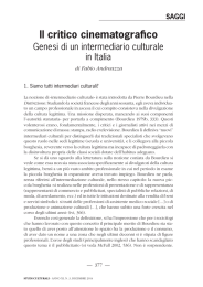 Il critico cinematograffco