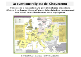 La rivoluzione religiosa