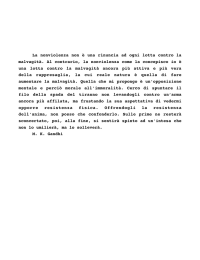 “La forza della nonviolenza” - Ghandi e dintorni