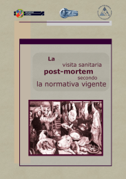 la visita sanitaria post &ndash; mortem secondo la normativa