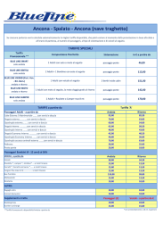 Ancona - Spalato - Ancona (nave traghetto)