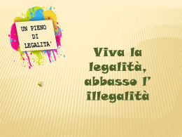 gli uomini che hanno lottato per la legalita