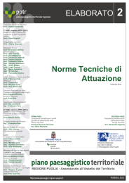 Norme Tecniche di Attuazione - Piano Paesaggistico Territoriale