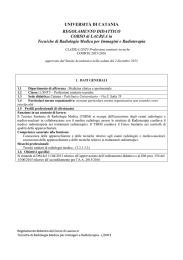 L_SNT3 Tecniche di Radiologia Medica per Immagini e