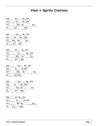 Vieni Spirito Creatore - Parrocchia di San Gervasio e Protasio