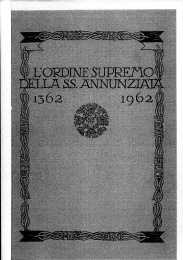 l`ordine supremo della ss. annunziata 1362