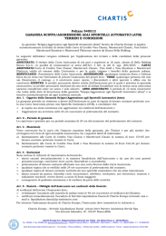 Polizza 545512 GARANZIA SCIPPO/AGGRESSIONE