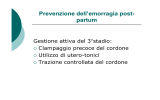 Prevenzione dell`emorragia post-partum