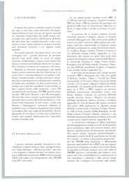 3. DATI DI SINTESI Il numero dei territori comunali ((colpiti» (termine