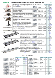 Taglierine semiprofessionali per passepartout