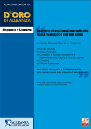 D`ORO - Alleanza Assicurazioni