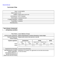 Curriculum Allena Sandra - Azienda Ulss 12 veneziana