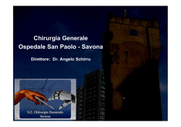 Chirurgia Generale Ospedale San Paolo - Savona