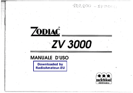 Zodiac ZV-3000 user manual