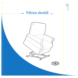 Poltrone elevabili - OSD Orthosanit Diffusion