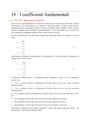 I coefficienti fondamentali