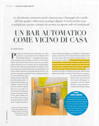 un bar automatico come vicino di casa