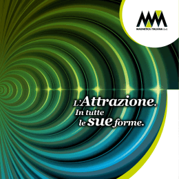 L`Attrazione. - MAGNETICA ITALIANA Srl